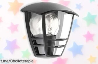 Deslumbrante lámpara de pared Philips para jardín, ¡ahora a precio loco! Crea un ambiente acogedor que enamorará tus noches. ¡Hazte con una antes de que se agoten!