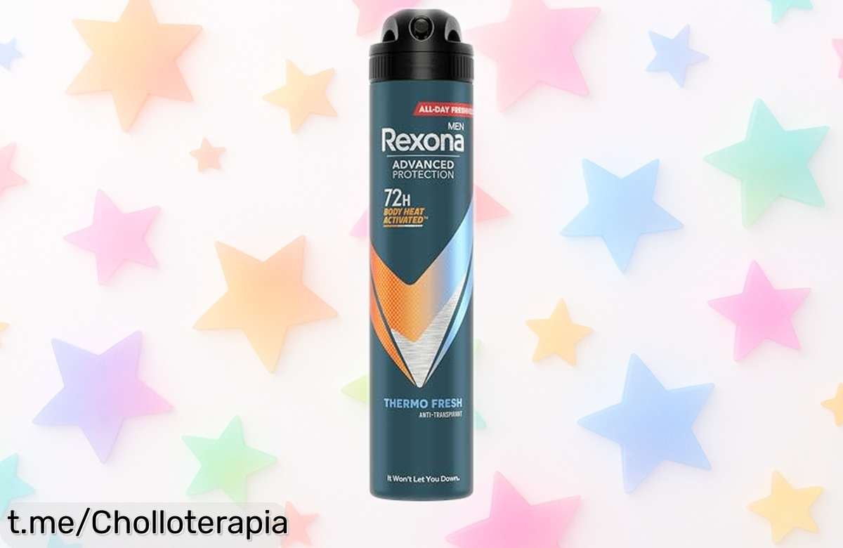 Desodorante Rexona Men en aerosol a precio loco: ¡72 horas de protección para que te muevas sin límites! Hazlo tuyo antes de que se agote y siente la frescura todo el día.