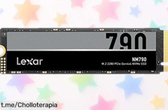 Disco SSD interno 2TB Lexar NM790, velocidad de locura para juegos y trabajo pesado; ¡rebajado a un precio loco que volará! No te quedes sin el tuyo.