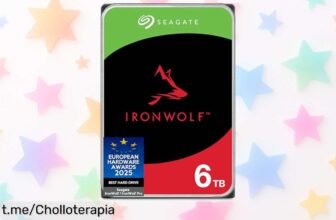 Disco duro interno Seagate IronWolf de 6TB, chollazo a precio loco y súper fiable con recuperación de datos incluida ¡No te lo pierdas o volará!