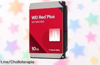 Disco duro interno Western Digital WD Red Plus de 10TB a precio tirado, velocidad y durabilidad que no podrás dejar pasar, ¡aprovéchalo antes de que vuele!