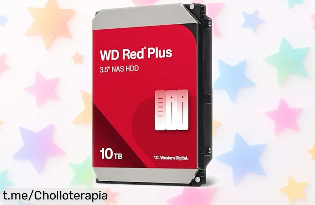 Disco duro interno Western Digital WD Red Plus de 10TB a precio tirado, velocidad y durabilidad que no podrás dejar pasar, ¡aprovéchalo antes de que vuele!