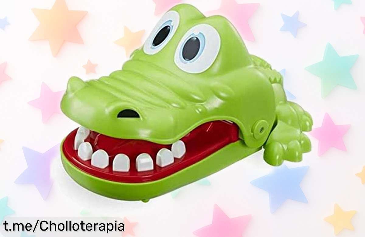 Divertido juego Crocodile Dentist de Hasbro, rebajado a un precio loco que no podrás ignorar. ¡Haz que las risas de tus peques sean inolvidables antes de que se acabe!