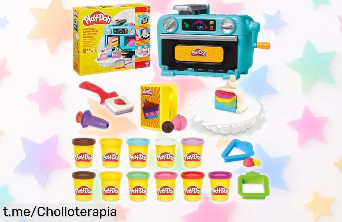 Diviértete creando deliciosos pasteles con el juego de pastelería PlayDoh Mi Hornito, ¡una oferta irresistible que no querrás dejar pasar!