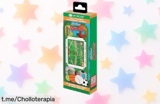 Diviértete sin parar con la mini consola deportiva All Star Sports Pixel Player: 18 juegos a color y llavero, ¡un ofertón que no puedes dejar escapar ya!