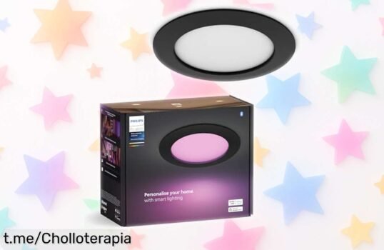 Downlight inteligente Philips Hue Slim a precio loco: ilumina tu hogar con estilo y control por voz, ¡no dejes pasar esta oferta única que transformará tus espacios!