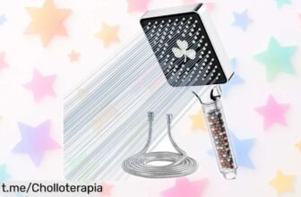 Ducha de mano Magichome con filtro que convierte tu baño en un spa, ¡aprovéchate del precio rebajado y siente el lujo en cada gota!