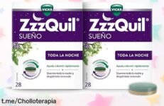 Duerme como un bebé con ZzzQuil: ¡56 comprimidos que te regalarán noches de descanso y días llenos de energía a un precio loco! No pierdas esta oportunidad única.