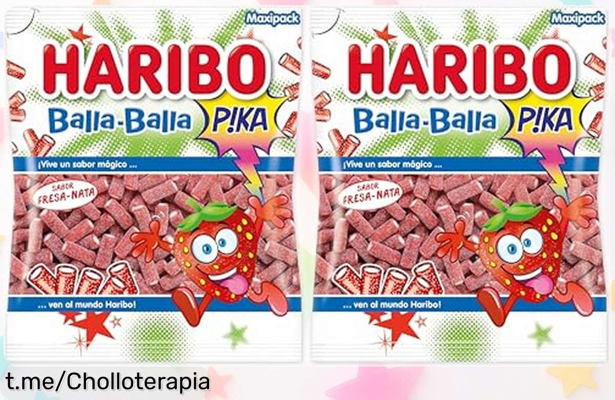 Dulces de fresa picositos HARIBO en pack de 2 kilos, un precio ridículo que hará sonreír a tus papilas. ¡Consigue este super chollo antes de que se agoten!