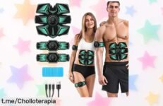 Electroestimulador muscular Grosbeak GE6DGR para quemar grasa sin sudar, un ofertón de precio bajísimo que no puedes dejar escapar ¡Actúa ya y transforma tu rutina!