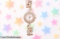 Elegante reloj brazalete analógico JewelryWe en oro rosa: ¡Ofertón irresistiblemente bajo que no podrás dejar escapar!