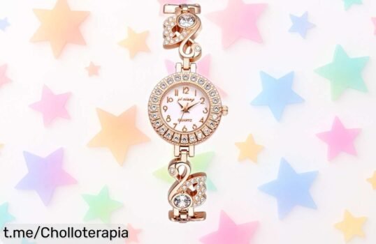 Elegante reloj brazalete analógico JewelryWe en oro rosa: ¡Ofertón irresistiblemente bajo que no podrás dejar escapar!