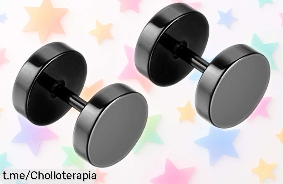 Elegantes pendientes unisex de acero inoxidable JewelryWe a un precio ridículo, ¡llevas 2 unidades y vuelan! No dejes escapar esta oportunidad única que iluminará tu día.