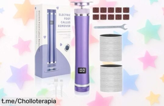 Elimina callos fácilmente con el Mucek eléctrico a precio de locura, ¡prepárate para lucir unos pies increíbles sin complicaciones!
