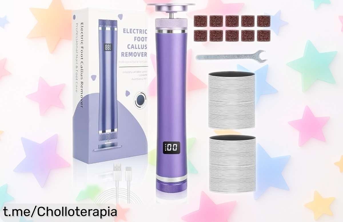 Elimina callos fácilmente con el Mucek eléctrico a precio de locura, ¡prepárate para lucir unos pies increíbles sin complicaciones!