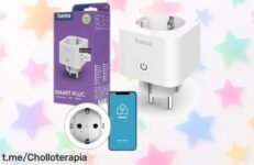 Enchufe inteligente compatible con Alexa, Google y Apple, ¡a precio increíble para controlar tu hogar desde el móvil! No dejes pasar esta oportunidad que vuela.