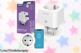 Enchufe inteligente compatible con Alexa, Google y Apple, ¡a precio increíble para controlar tu hogar desde el móvil! No dejes pasar esta oportunidad que vuela.