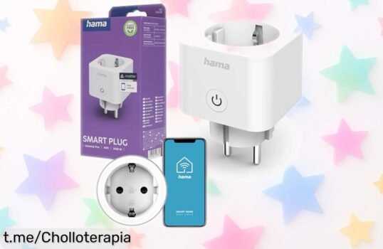 Enchufe inteligente compatible con Alexa, Google y Apple, ¡a precio increíble para controlar tu hogar desde el móvil! No dejes pasar esta oportunidad que vuela.