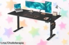 Escritorio eléctrico SONGMICS regulable con memoria: transforma tu espacio de trabajo a precios locos y acepta todo lo que sueñas, ¡no te quedes sin el tuyo!