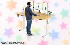 Escritorio elevable eléctrico FLEXISPOT con descuento brutal: ¡ponte a trabajar cómodamente y haz que este chollo no se te escape!