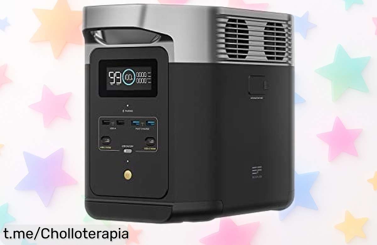 Estación de energía portátil EcoFlow Delta 2 con batería ampliable, un ofertón que vuela ¡Hazte ya con la potencia que necesitas en casa o camping y no te quedes sin energía!