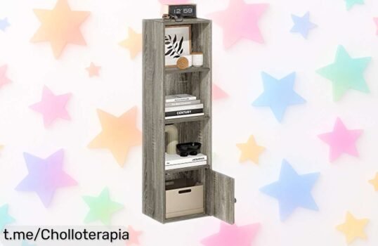 Estantería de 4 niveles Furinno Luder a precio loco: organiza tu hogar fácilmente y descubre el orden que tanto deseas, ¡solo por tiempo limitado!