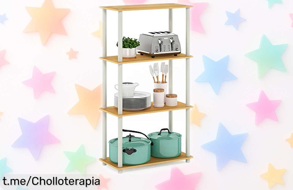 Estantería de esquina Furinno TurnNTube: ¡organiza tu espacio con estilo y descubre un super chollo a precio tirado! Renueva tu hogar antes de que se agote.