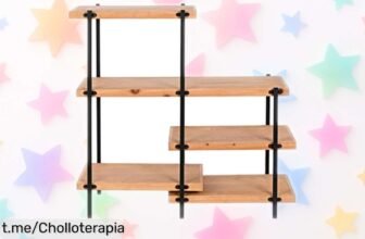 Estantería de metal y madera DKD Home Decor, un diseño moderno a precio de ganga que vuela. ¡Hazla tuya ya antes de que se agote!