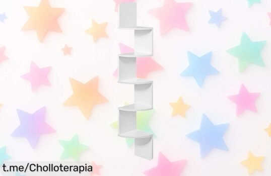 Estantería esquinera VASAGLE de 5 niveles, perfecta para tus plantas o libros, a un precio escandaloso que no verás otra vez; ¡aprovecha antes de que se agote!