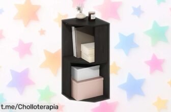 Estantería esquinera de 4 niveles Furinno ECON, antes a un precio elevado y ahora al alcance de todos. ¡Aprovecha este ofertón para organizar tu espacio y dale vida a cada rincón!