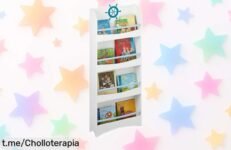 Estantería infantil Relaxdays con diseño marinero: bajada de precio increíble, no lo pienses más y dale a tus peques un rincón mágico para sus libros hoy mismo.