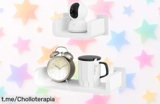 Estanterías de pared adhesivas que transforman tu espacio sin hacer agujeros, a un precio ridículo: ¡no dejes pasar la oportunidad de organizar todo con estilo!