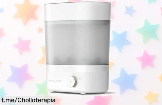 Esterilizador y secador de biberones Philips Avent, chollazo que elimina el 99,9% de bacterias en minutos. ¡No te lo pierdas y haz la vida más fácil a tu pequeño ya!
