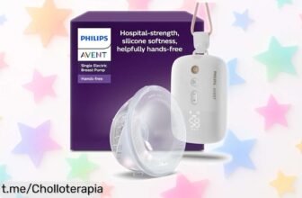 Extractor de leche Philips Avent SCF531/11, la libertad que necesitas con un motor potente a precio irreal; rapidez al instante y manos libres. ¡No te quedes sin el tuyo!