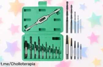 Extractor de tornillos roto o oxidado Vninkul: ¡Kit de 11 piezas que debes tener! Aprovecha este super chollo antes de que se acabe y lleva tu trabajo al siguiente nivel.