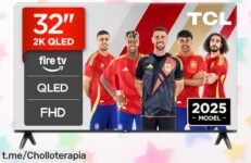 Fantástico televisor Smart QLED 32” con Alexa, calidad de imagen brutal y ¡ahora a un precio loco que vuela! Disfruta tus series favoritas sin gastar más.