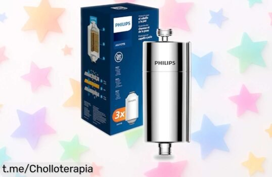 Filtro de ducha Philips que elimina el cloro y óxido del agua, ¡chollazo a precio loco! Hazlo fácil en minutos y dale un mimo a tu piel antes de que se agoten.
