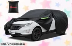Funda impermeable para coche SUV Sailnovo, protección total contra la lluvia y nieve a un precio muy bajo que vuela rápido; ¡aprovéchalo antes de quedarte sin el tuyo!