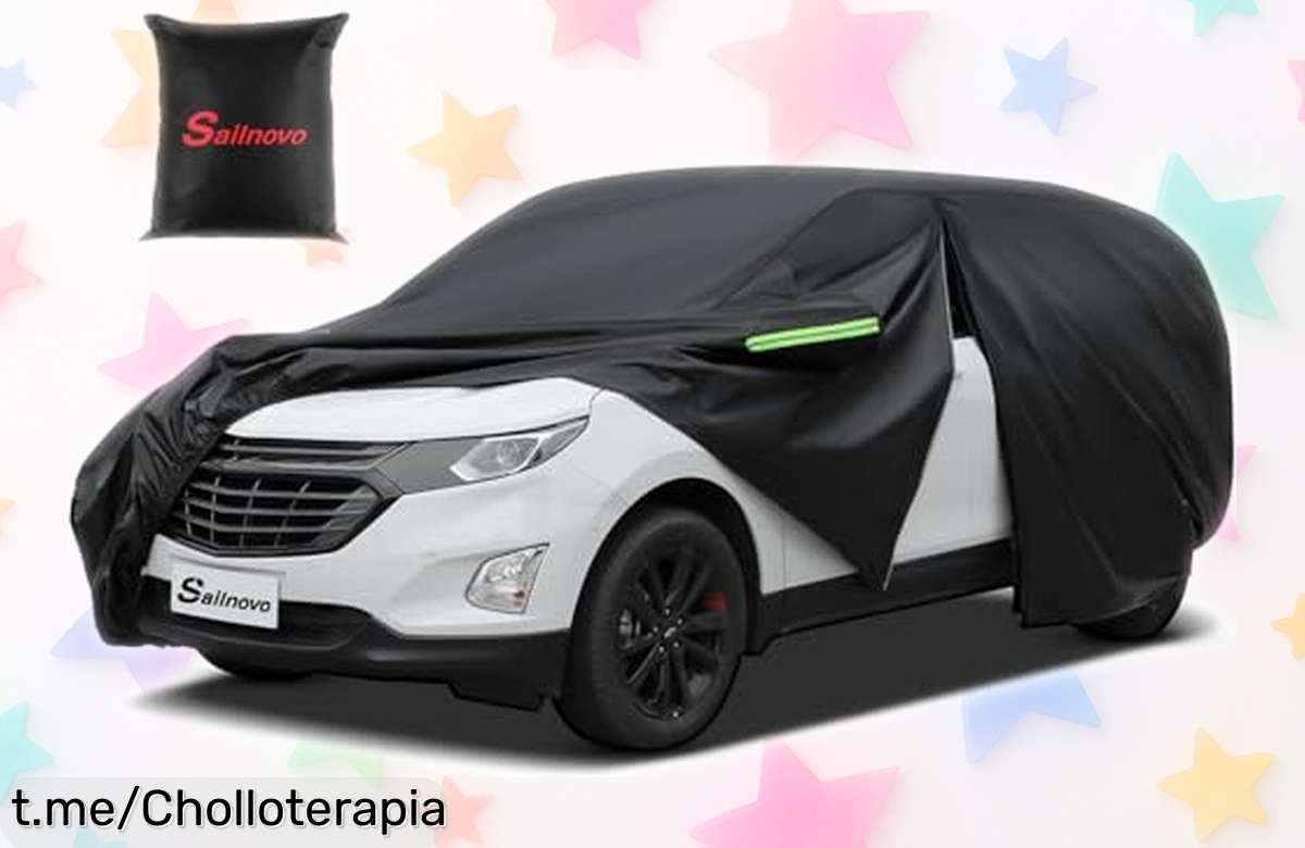 Funda impermeable para coche SUV Sailnovo, protección total contra la lluvia y nieve a un precio muy bajo que vuela rápido; ¡aprovéchalo antes de quedarte sin el tuyo!