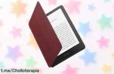 Funda para Kindle ligera y resistente al agua, un chollo que cuida tu lector con piel auténtica; ¡no te quedes sin la tuya antes de que se acabe!