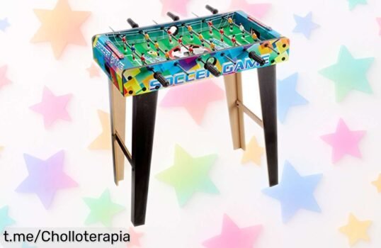 Futbolín de madera Legnoland para partidas emocionantes en casa, ¡ofertón irresistible que se va volando! No te quedes sin el tuyo y vive la diversión al instante.