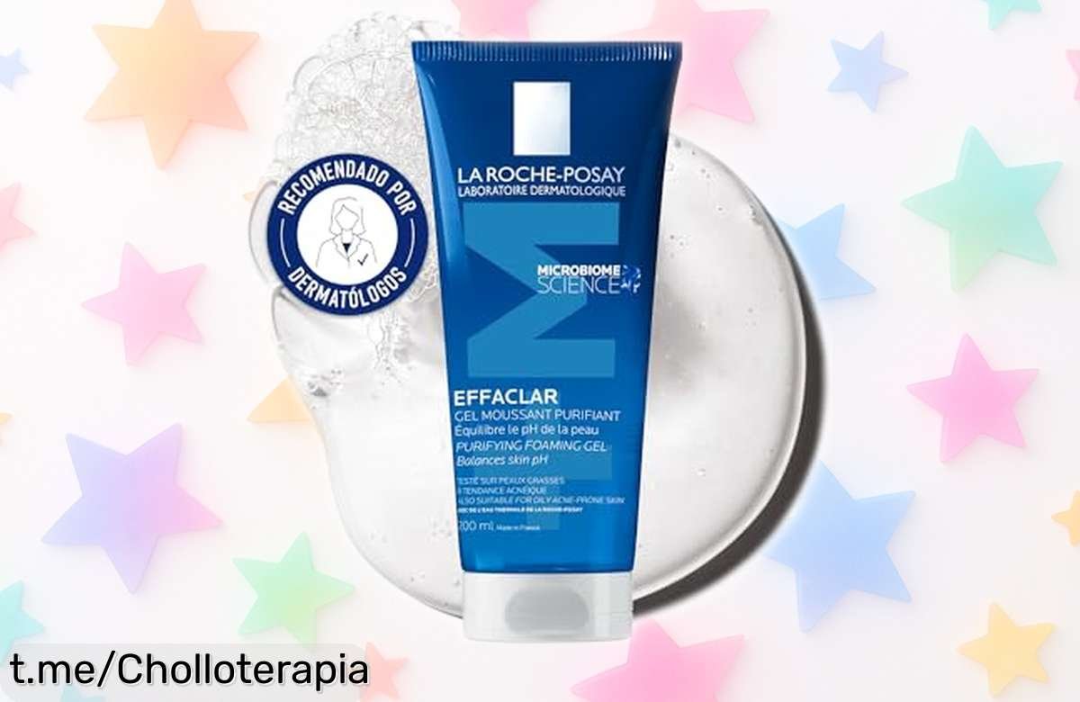 Gel limpiador para piel grasa La Roche Posay Effaclar +M a precio de risa, ¡quítate el brillo y luce un rostro fresco hoy! No te quedes sin él, vuela rápido.