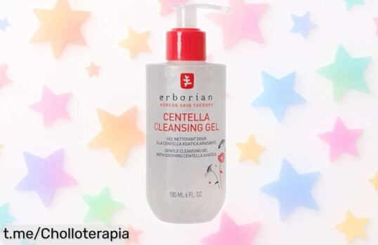 Gel limpiador suave de Erborian con centella asiática: calidad coreana a un precio que sorprende, ¡no te pierdas este chollazo para una piel radiante!