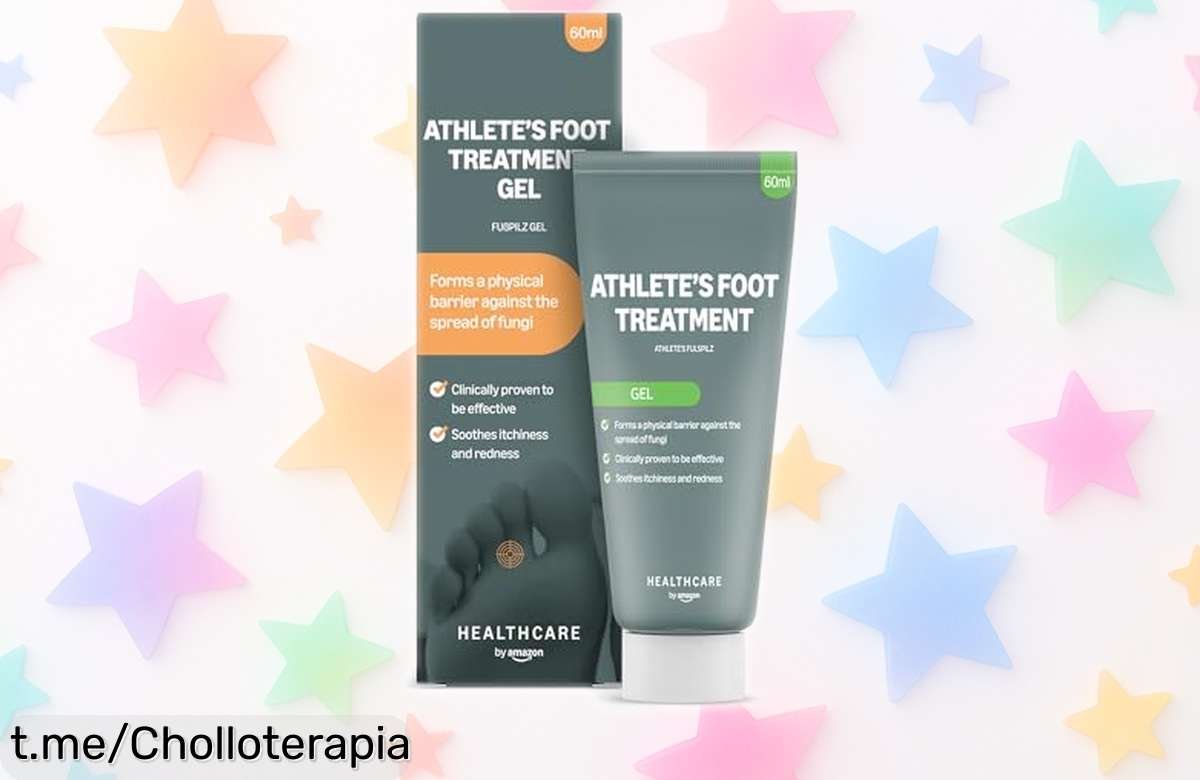 Gel para el pie de atleta Amazon Healthcare 60ml, acaba con picor y protege tus pies; ¡super chollo! No lo pienses más, vuela a por él antes que se agote.