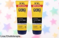 Gomina Giorgi Line XXL con fijación ultra fuerte, ¡ofertón inigualable para que tus peinados luzcan impecables todo el día! No dejes pasar esta oportunidad única.