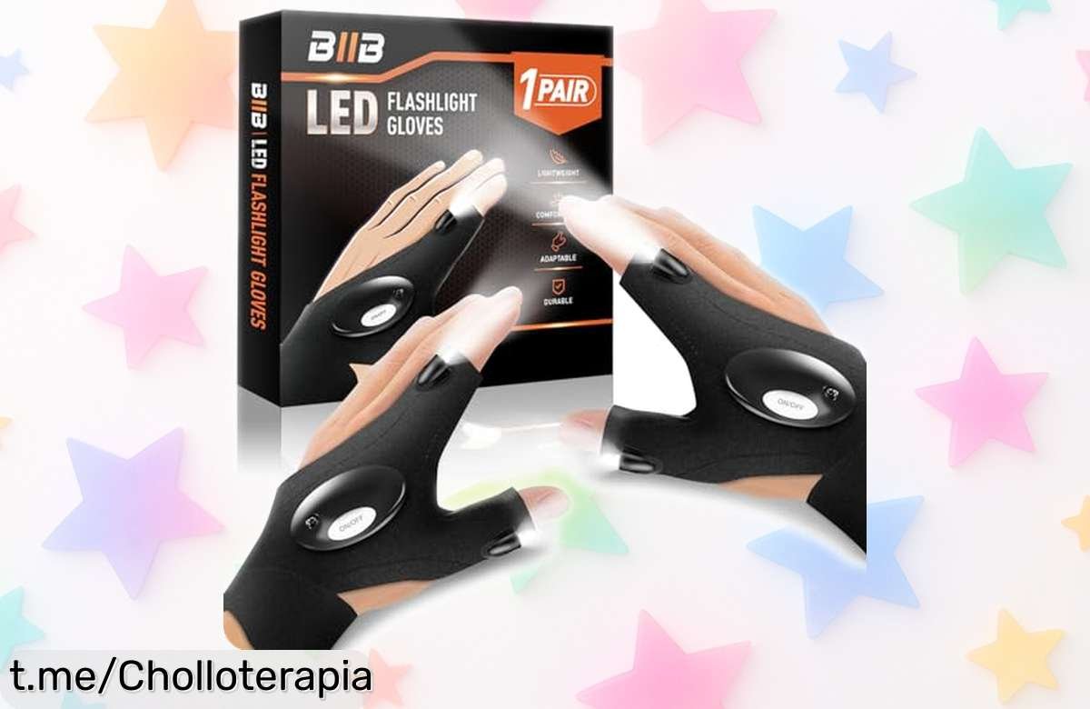 Guantes LED luminosos que molan a montones: ¡aprovecha el descuentazo antes de que se vayan volando y sorprende en cualquier ocasión!