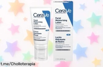 Haz que tu piel brille con la crema hidratante ligera Cerave PM para piel grasa y acneica, ¡apróvecha este precio loco antes de que se agote!