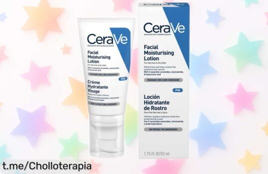 Haz que tu piel brille con la crema hidratante ligera Cerave PM para piel grasa y acneica, ¡apróvecha este precio loco antes de que se agote!