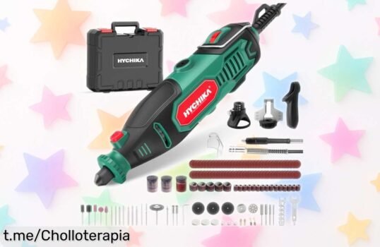 Herramienta rotativa HYCHIKA de 150W con 167 accesorios a un precio locazo; dale vida a tus proyectos en casa y sorpréndete por su potencia ¡aprovecha esta oferta ya!
