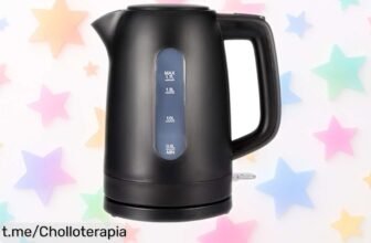 Hervidor eléctrico de agua Amazon Basics 1,7L a precio locazo: calienta al instante y con filtro antical ¡no te lo puedes perder!